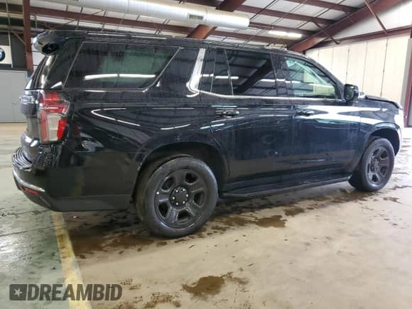 2023 Chevrolet Tahoe Commercial с VIN 1GNSKLED9PR181421, выставлен на аукционе Copart как лот 58936685 с пробегом 33 996 миль миль и Списание • Salvage title. История ставок и продаж доступна на DreamBid. Изображение 3.