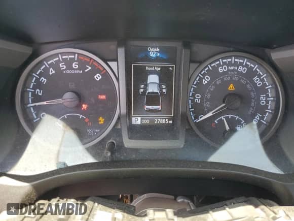 2021 Toyota Tacoma SR5 с VIN 3TMBZ5DNXMM031339, выставлен на аукционе Copart как лот 59178515 с пробегом 27 885 миль миль и Списание • Salvage title. История ставок и продаж доступна на DreamBid. Изображение 9.