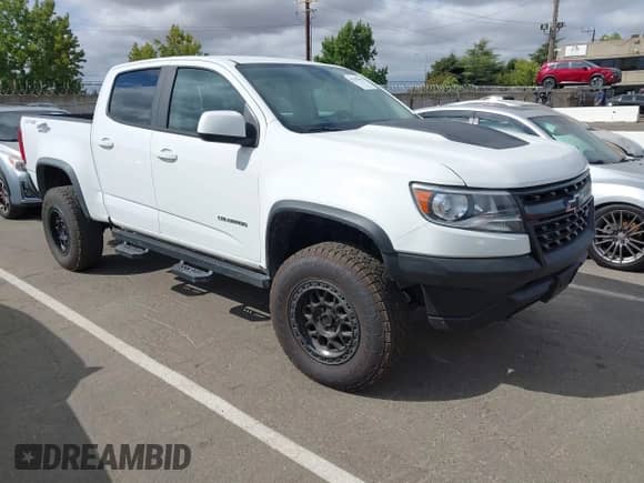 2018 Chevrolet Colorado 4WD ZR2 with VIN 1GCGTEEN8J1305152, listed as a IAAI auction lot 43199483 with 37,198 mi miles and . Bid and sale history available at DreamBid. Image 1.