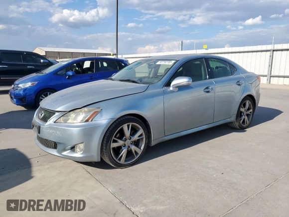 2010 Lexus IS 250 with VIN JTHBF5C24A5110411, listed as a Copart auction lot 82250165 with 137,694 mi miles and Salvage title. Bid and sale history available at DreamBid. Image 1.