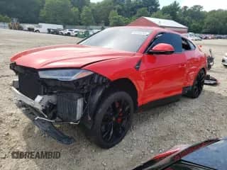 2021 Lamborghini Urus с VIN ZPBUA1ZLXMLA15801, выставлен на аукционе Copart как лот 65769755 с пробегом Не указан миль и Списание • Salvage title. История ставок и продаж доступна на DreamBid. Изображение 1.