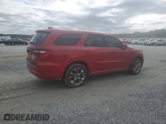 2019 Dodge Durango GT Plus with VIN 1C4RDJDG3KC744587, listed as a Copart auction lot 86254495 with 211,557 mi miles and Clean title. Bid and sale history available at DreamBid. Image 3.