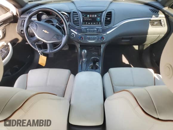 2019 Chevrolet Impala Premier with VIN 2G1105S31K9150452, listed as a Copart auction lot 81713595 with 53,980 mi miles and Salvage title. Bid and sale history available at DreamBid. Image 8.