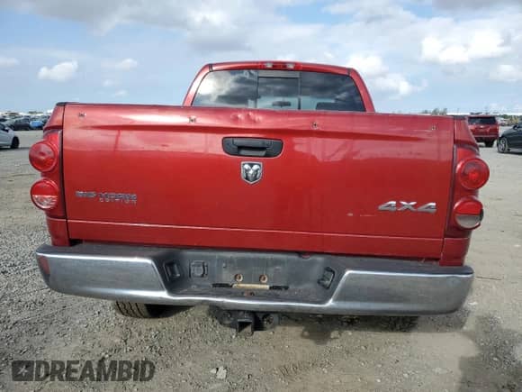 2007 Dodge 1500 SLT with VIN 1D7HU182X7S221127, listed as a Copart auction lot 84521975 with 178,724 mi miles and Salvage title. Bid and sale history available at DreamBid. Image 6.