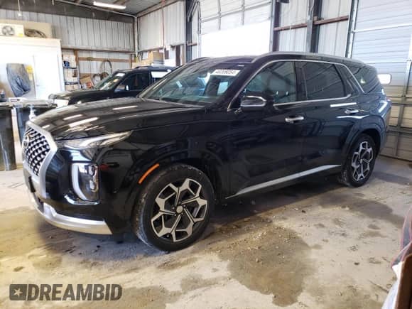 2021 Hyundai Palisade Calligraphy with VIN KM8R7DHE8MU280979, listed as a Copart auction lot 40269054 with 41,843 mi miles and . Bid and sale history available at DreamBid. Image 1.