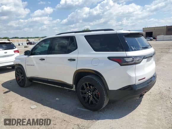 2021 Chevrolet Traverse Premier with VIN 1GNEVKKW3MJ116921, listed as a Copart auction lot 55398225 with 72,634 mi miles and Salvage title. Bid and sale history available at DreamBid. Image 2.