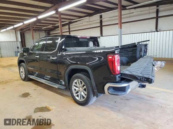 2020 GMC Sierra 1500 SLT with VIN 3GTU9DED7LG394896, listed as a Copart auction lot 70737305 with 149,123 mi miles and Salvage title. Bid and sale history available at DreamBid. Image 2.