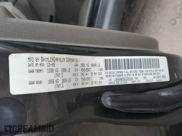 2006 Jeep Commander с VIN 1J8HG48K56C229124, выставлен на аукционе Copart как лот 67425635 с пробегом 231 224 миль миль и Списание • Salvage title. История ставок и продаж доступна на DreamBid. Изображение 12.