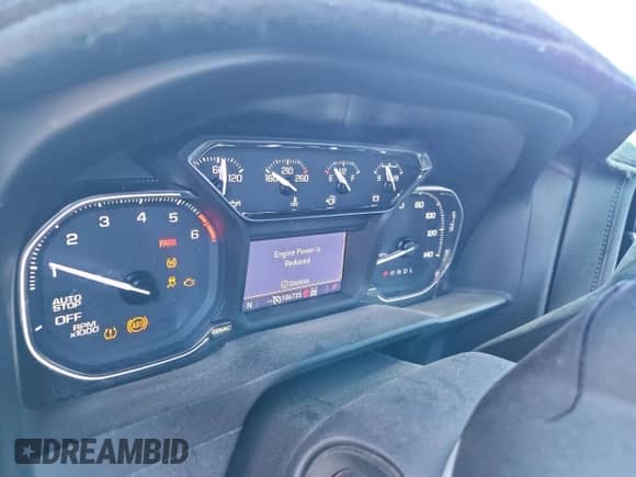 2020 GMC Sierra 1500 SLT with VIN 3GTU9DED6LG215487, listed as a Copart auction lot 67585335 with 106,735 mi miles and Salvage title. Bid and sale history available at DreamBid. Image 9.