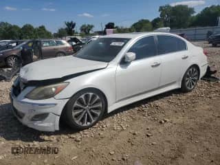 2013 Hyundai Genesis R-Spec with VIN KMHGC4DH3DU245365, listed as a Copart auction lot 71527165 with Not provided miles and Salvage title. Bid and sale history available at DreamBid. Image 1.