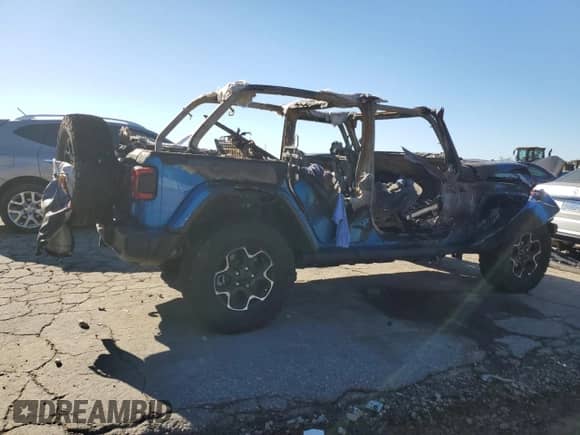 2022 Jeep Wrangler Unlimited Rubicon с VIN 1C4JJXR61NW274975, выставлен на аукционе Copart как лот 53778635 с пробегом Не указан миль и На запчасти • Non repairable. История ставок и продаж доступна на DreamBid. Изображение 3.