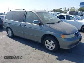 2000 Honda Odyssey EX with VIN 2HKRL186XYH593393, listed as a IAAI auction lot 42877242 with 164,593 mi miles and . Bid and sale history available at DreamBid. Image 1.