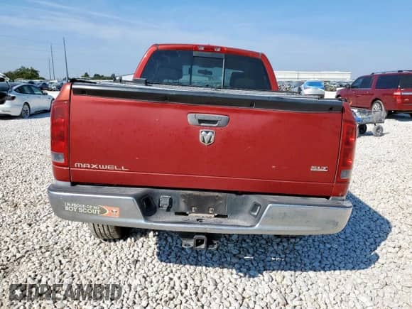 2006 Dodge 1500 SLT with VIN 1D7HU18266S566833, listed as a Copart auction lot 80712925 with 217,807 mi miles and Salvage title. Bid and sale history available at DreamBid. Image 6.