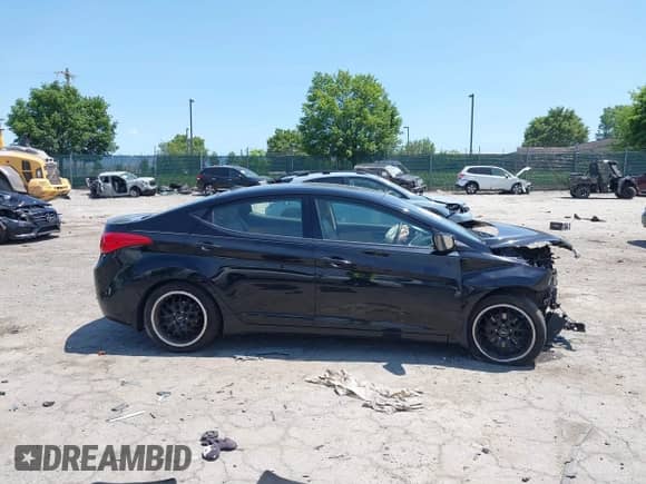 2013 Hyundai Elantra GLS with VIN KMHDH4AE0DU930843, listed as a IAAI auction lot 42388755 with 131,310 mi miles and . Bid and sale history available at DreamBid. Image 13.
