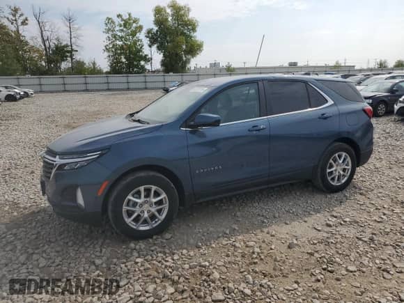2024 Chevrolet Equinox LT z VIN 3GNAXUEG0RL285352, wystawiony jako Copart lot #81222515 z przebiegiem 43 315 mil mil oraz Szkoda całkowita • Salvage title. Historia ofert i sprzedaży dostępna na DreamBid. Obrazek 1.