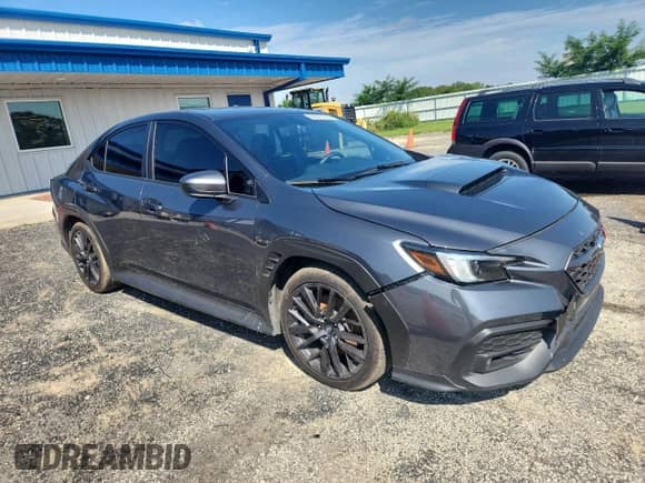 2023 Subaru WRX Premium with VIN JF1VBAF65P9812407, listed as a Copart auction lot 69847525 with 69,059 mi miles and Salvage title. Bid and sale history available at DreamBid. Image 4.