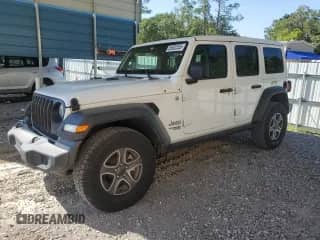2021 Jeep Wrangler Unlimited Willys with VIN 1C4HJXDN7MW521105, listed as a Copart auction lot 65932535 with 58,993 mi miles and Salvage title. Bid and sale history available at DreamBid. Image 1.