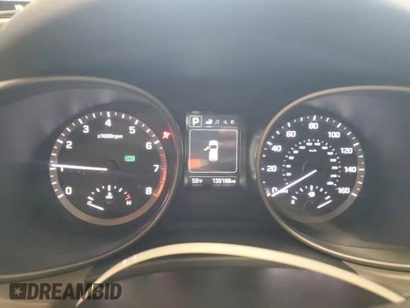 2017 Hyundai Santa Fe 2.4L z VIN 5NMZUDLB0HH012693, wystawiony jako Copart lot #85827455 z przebiegiem 139 188 mil mil oraz Szkoda całkowita • Salvage title. Historia ofert i sprzedaży dostępna na DreamBid. Obrazek 9.