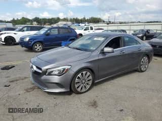 2017 Mercedes-Benz CLA 250 with VIN WDDSJ4GB6HN406289, listed as a Copart auction lot 71831385 with 184,378 mi miles and Salvage title. Bid and sale history available at DreamBid. Image 1.