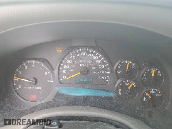 2003 Chevrolet TrailBlazer LT с VIN 1GNDT13S532390833, выставлен на аукционе Copart как лот 59468895 с пробегом 194 678 миль миль и Списание • Salvage title. История ставок и продаж доступна на DreamBid. Изображение 9.