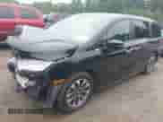 2022 Honda Odyssey EX-L with VIN 5FNRL6H73NB014583, listed as a IAAI auction lot 43133139 with 74,786 mi miles and . Bid and sale history available at DreamBid. Image 2.