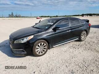 2016 Hyundai Sonata Sport z VIN 5NPE34AF8GH337830, wystawiony jako Copart lot #84204755 z przebiegiem 113 560 mil mil oraz Szkoda całkowita • Salvage title. Historia ofert i sprzedaży dostępna na DreamBid. Obrazek 1.