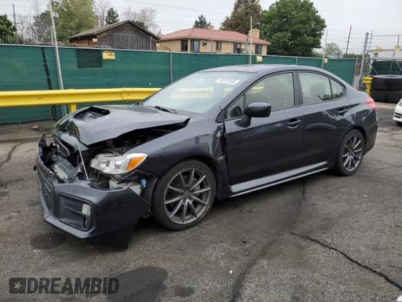 2018 Subaru WRX Premium with VIN JF1VA1C63J9834114, listed as a Copart auction lot 70270195 with 81,614 mi miles and Salvage title. Bid and sale history available at DreamBid. Image 1.