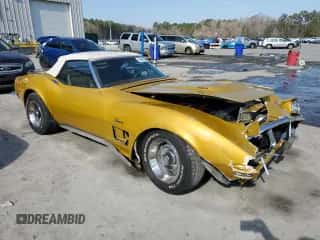 1971 Chevrolet Corvette с VIN 194671S121024, выставлен на аукционе Copart как лот 43819695 с пробегом 5 358 миль миль и Списание • Salvage title. История ставок и продаж доступна на DreamBid. Изображение 4.