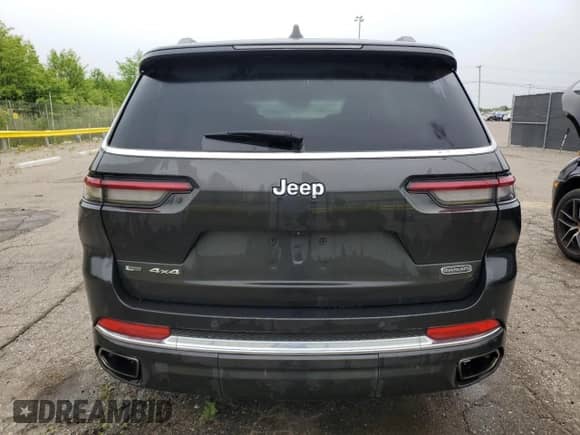 2022 Jeep Grand Cherokee Overland с VIN 1C4RJKDG0N8523826, выставлен на аукционе Copart как лот 60982245 с пробегом 33 121 миль миль и Списание • Salvage title. История ставок и продаж доступна на DreamBid. Изображение 6.