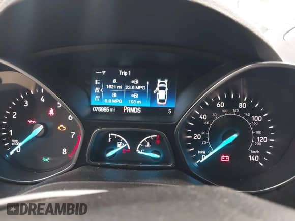 2018 Ford Escape SE with VIN 1FMCU9GD8JUB66187, listed as a IAAI auction lot 43298016 with 76,985 mi miles and . Bid and sale history available at DreamBid. Image 7.