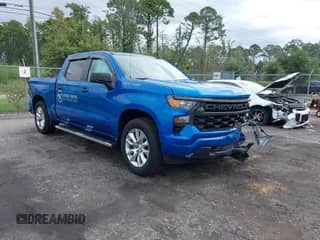2022 Chevrolet Silverado 1500 Custom with VIN 1GCPABEK7NZ534228, listed as a IAAI auction lot 43118992 with 54,073 mi miles and . Bid and sale history available at DreamBid. Image 1.