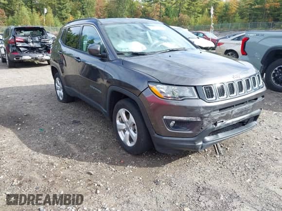 2021 Jeep Compass Altitude with VIN 3C4NJDBB2MT544968, listed as a IAAI auction lot 43290578 with 23,901 mi miles and . Bid and sale history available at DreamBid. Image 1.