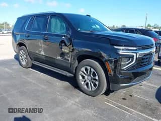 2025 Chevrolet Tahoe LS с VIN 1GNS5MRD1SR123030, выставлен на аукционе IAAI как лот 43264788 с пробегом 6 565 миль миль и . История ставок и продаж доступна на DreamBid. Изображение 1.