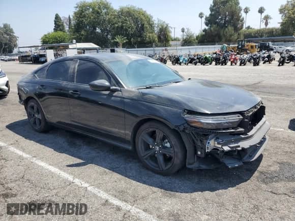 2024 Honda Accord Sport-L with VIN 1HGCY2F78RA091811, listed as a Copart auction lot 68463305 with 12,461 mi miles and Salvage title. Bid and sale history available at DreamBid. Image 4.