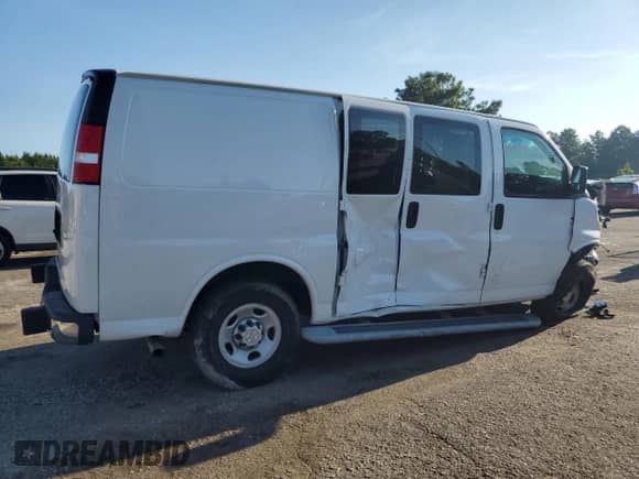 2023 Chevrolet Express Cargo с VIN 1GCWGAFP4P1167384, выставлен на аукционе Copart как лот 68685915 с пробегом Не указан миль и Списание • Salvage title. История ставок и продаж доступна на DreamBid. Изображение 3.