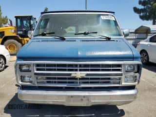 1991 Chevrolet Chevy Van with VIN 1GBEG25Z0M7110519, listed as a Copart auction lot 67443305 with 185,074 mi miles and Salvage title. Bid and sale history available at DreamBid. Image 5.