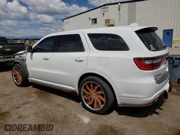 2022 Dodge Durango R/T Plus with VIN 1C4SDJCTXNC191599, listed as a Copart auction lot 69788335 with 38,418 mi miles and Salvage title. Bid and sale history available at DreamBid. Image 2.