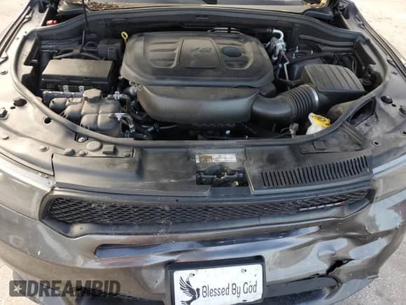 2020 Dodge Durango GT Plus with VIN 1C4RDJDG7LC296825, listed as a Copart auction lot 80914885 with 120,907 mi miles and Non repairable. Bid and sale history available at DreamBid. Image 12.
