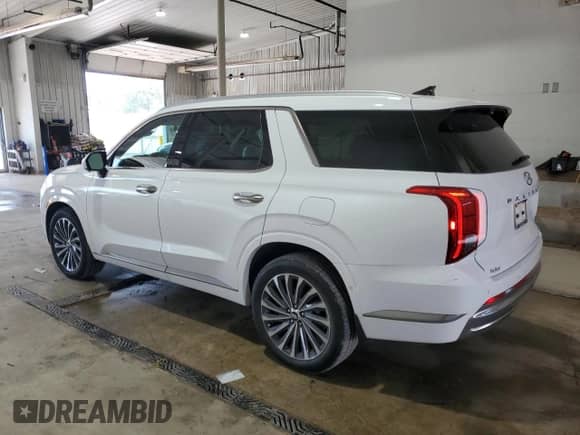 2025 Hyundai Palisade Calligraphy с VIN KM8R7DGE8SU853877, выставлен на аукционе Copart как лот 64552515 с пробегом 7 632 миль миль и Списание • Salvage title. История ставок и продаж доступна на DreamBid. Изображение 2.