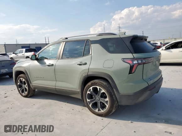 2025 Chevrolet Equinox FWD LT with VIN 3GNAXHEG7SL188792, listed as a Copart auction lot 81308925 with 14,748 mi miles and Salvage title. Bid and sale history available at DreamBid. Image 2.