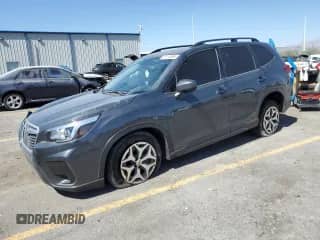 2020 Subaru Forester Premium with VIN JF2SKAJC3LH559597, listed as a Copart auction lot 81149965 with 100,087 mi miles and Salvage title. Bid and sale history available at DreamBid. Image 1.