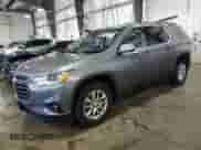 2021 Chevrolet Traverse LT Cloth z VIN 1GNEVGKW7MJ235388, wystawiony jako Copart lot #63011765 z przebiegiem 54 792 mil mil oraz Szkoda całkowita • Salvage title. Historia ofert i sprzedaży dostępna na DreamBid. Obrazek 1.