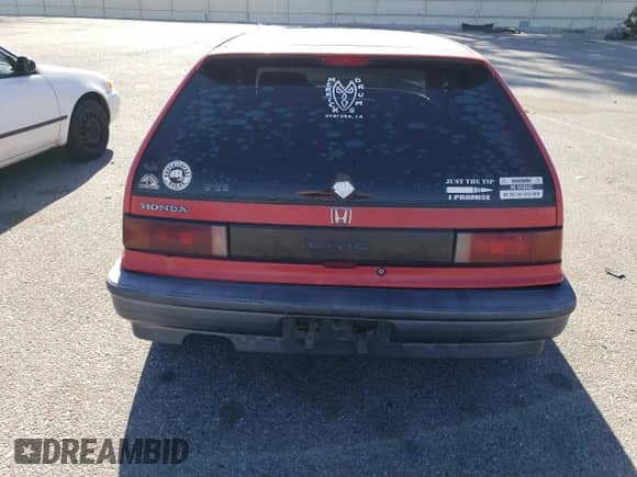 1991 Honda Civic with VIN 2HGED6341MH520657, listed as a Copart auction lot 88340885 with 146,166 mi miles and Salvage title. Bid and sale history available at DreamBid. Image 6.