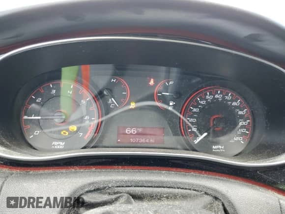 2016 Dodge Dart SE with VIN 1C3CDFAA2GD530957, listed as a Copart auction lot 71637925 with 107,364 mi miles and Salvage title. Bid and sale history available at DreamBid. Image 9.