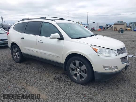 2011 Chevrolet Traverse LTZ with VIN 1GNKVLED2BJ410861, listed as a IAAI auction lot 43089578 with 188,672 mi miles and . Bid and sale history available at DreamBid. Image 1.