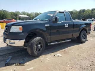 2005 Ford F-150 XL с VIN 1FTRF14W25NA90823, выставлен на аукционе Copart как лот 81305995 с пробегом 171 586 миль миль и Списание • Salvage title. История ставок и продаж доступна на DreamBid. Изображение 1.