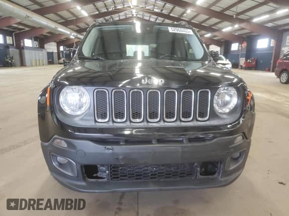 2017 Jeep Renegade Altitude with VIN ZACCJBBH3HPE94675, listed as a Copart auction lot 52968405 with 93,779 mi miles and Salvage title. Bid and sale history available at DreamBid. Image 5.