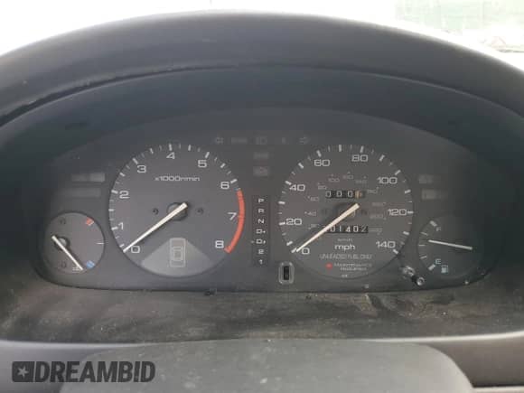 1994 Honda Accord LX z VIN 1HGCD5630RA101127, wystawiony jako Copart lot #88433545 z przebiegiem 201 402 mil mil oraz Szkoda całkowita • Salvage title. Historia ofert i sprzedaży dostępna na DreamBid. Obrazek 9.