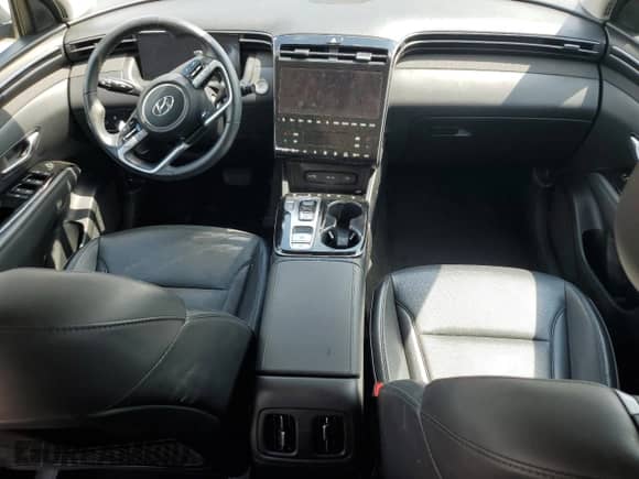 2023 Hyundai Tucson Luxury with VIN KM8JCCA12PU129411, listed as a Copart auction lot 67601355 with Not provided miles and Salvage title. Bid and sale history available at DreamBid. Image 8.