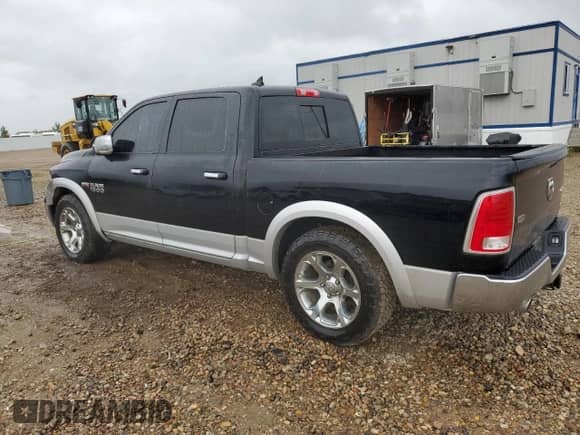 2013 Ram 1500 Laramie with VIN 1C6RR7NT0DS700028, listed as a Copart auction lot 80967355 with 156,877 mi miles and Salvage title. Bid and sale history available at DreamBid. Image 2.
